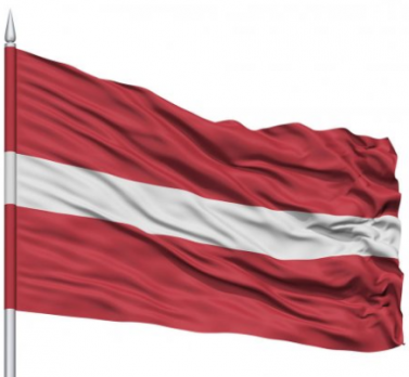 Флаг Латвии