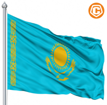 Флаг Казахстана