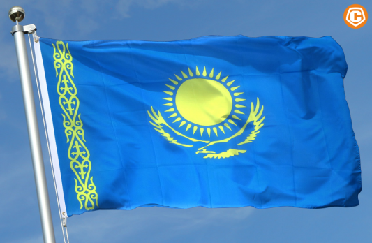 Флаг Казахстана