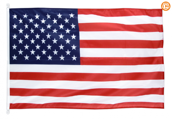 Флаг США с карабинами
