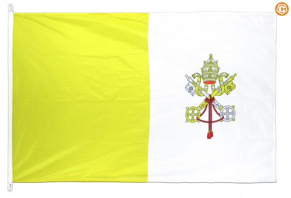 Флаг Ватикана с карабинами