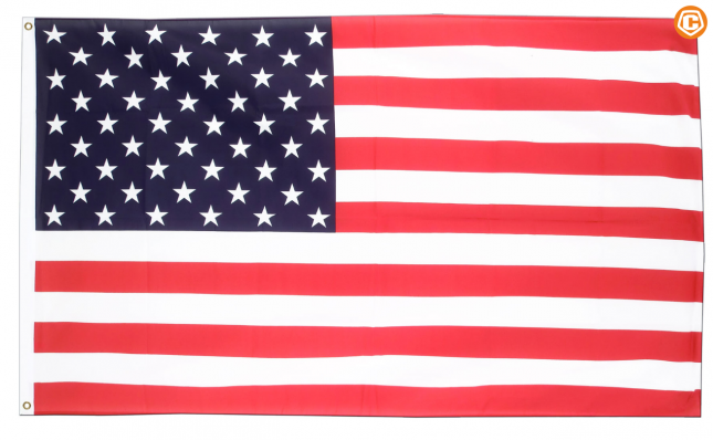 Флаг США 90x135 см с люверсами