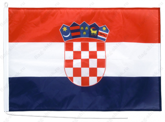 Флаг Хорватии на яхту или катер 40x60 см