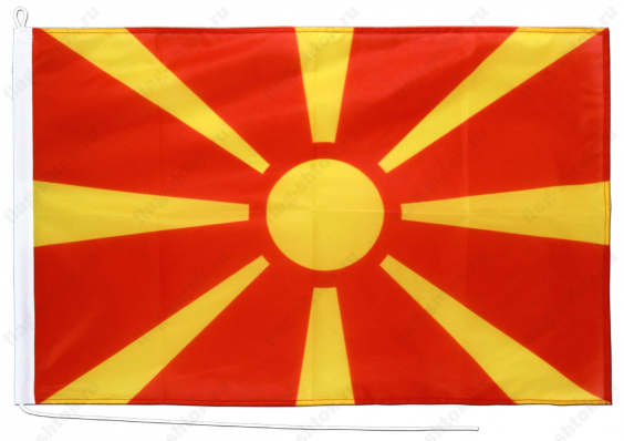 Флаг Македонии на яхту или катер 40x60 см
